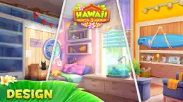 hawaii match-3 mania: my villa iphone screenshot 1