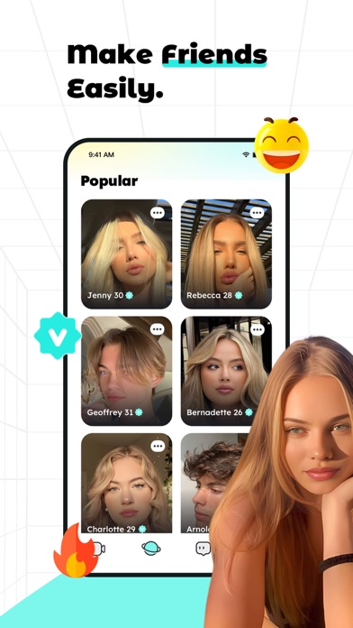 Wowly - Live Chat & Video Meet Screenshot