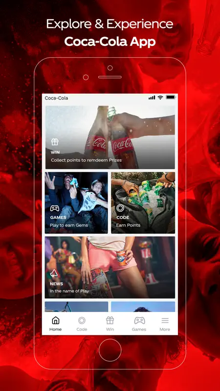 Coca-Cola: Play & Win Prizes screenshot 1 of 7