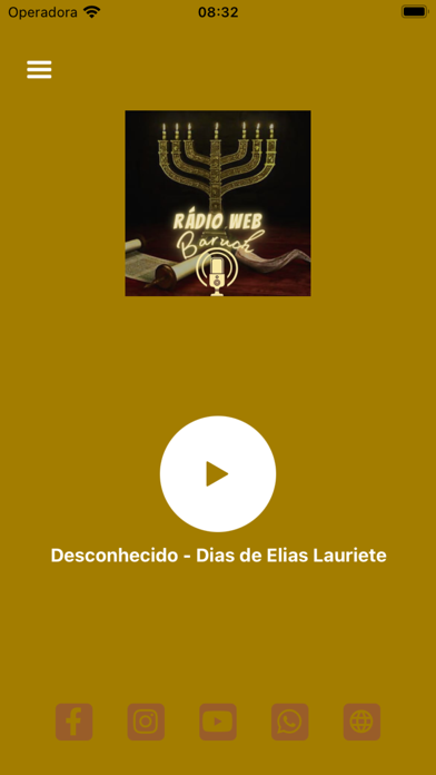 Rádio Web Baruch Screenshot