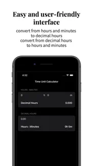 time unit calculator iphone screenshot 2