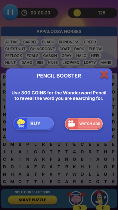 Wonderword Word Search Screenshot