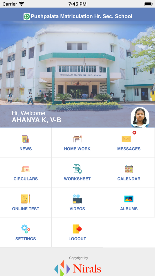 #2. Pushpalata Matriculation (iOS) 由: Nirals Information Technologies Private Limited