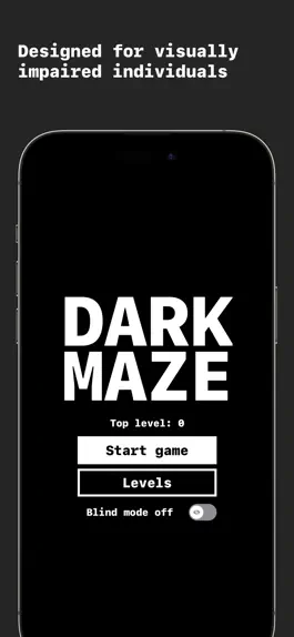 Game screenshot Dark Maze: Blind Escape mod apk