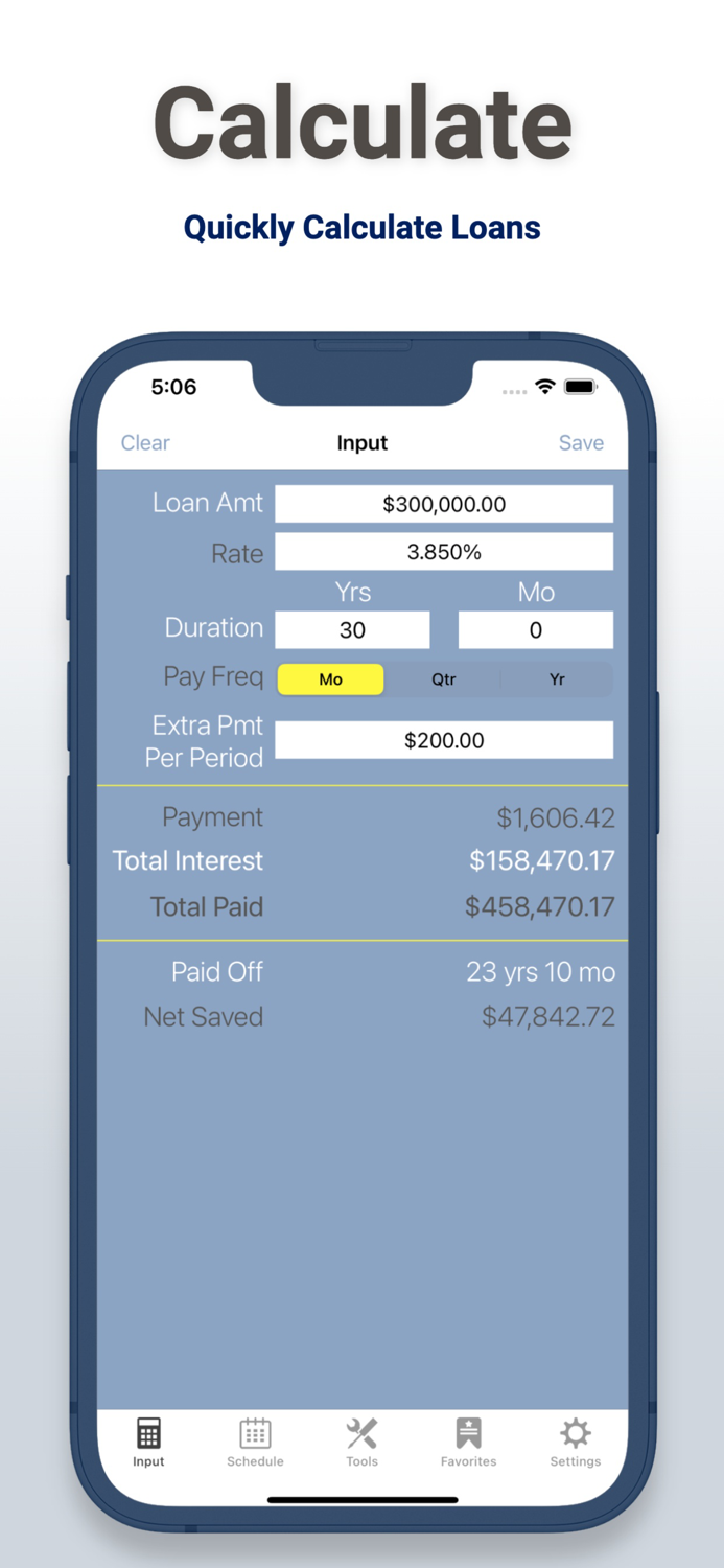 Loan and Mortgage Calculator