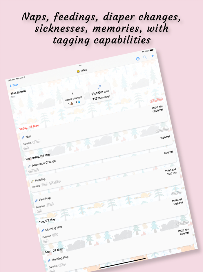 Baby Time Event Tracker