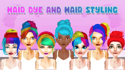 Hair Dye:Hair Makeover Game Screenshot