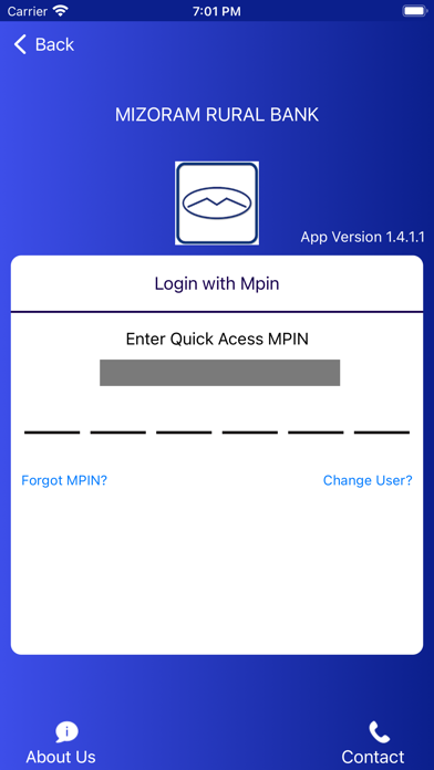 Mizoram Rural Mobile Banking Screenshot