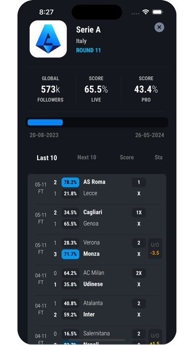 preBet - soccer predictions Screenshot