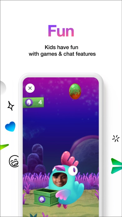 Messenger Kids Screenshot on iOS