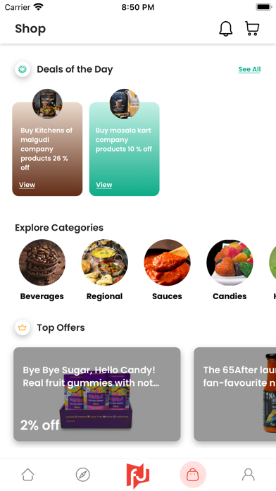 Foodjam:Food videos, shop,earn Screenshot