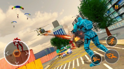 Robot Helicopter Transform War Screenshot