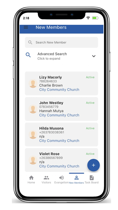 Follow App Screenshot