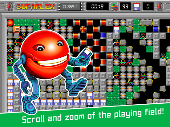 Supaplex iPad app afbeelding 5