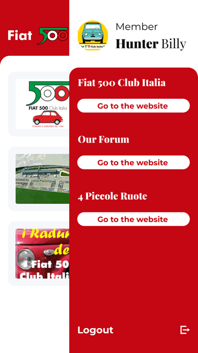 Fiat 500 Club Italia Screenshot
