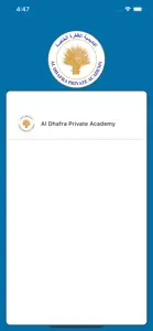 AL Dhafra Schools Parent App screenshot #1 for iPhone