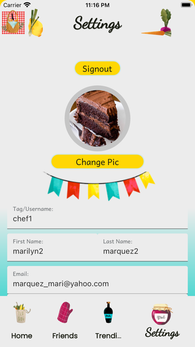 Checkered Table Cloth Screenshot