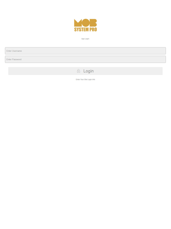 MOBSystemPro App and System