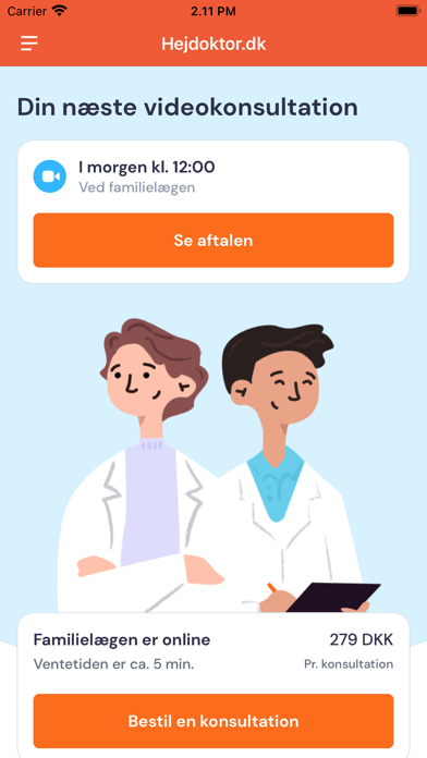 Hejdoktor.dk Screenshot
