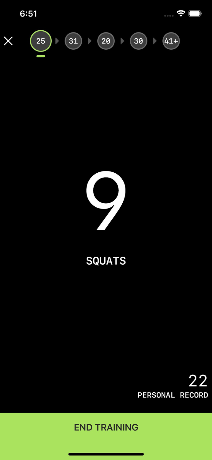 Squats 200 - Fitness Trainer