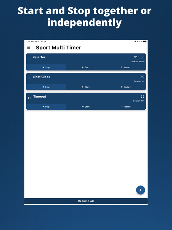 Screenshot #4 pour Sport Multi Timer