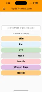 Topical Treatment Guide screenshot #1 for iPhone