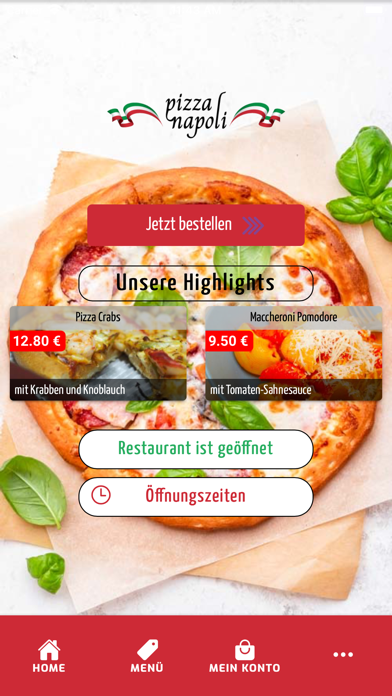 Pizza Napoli Witten Screenshot