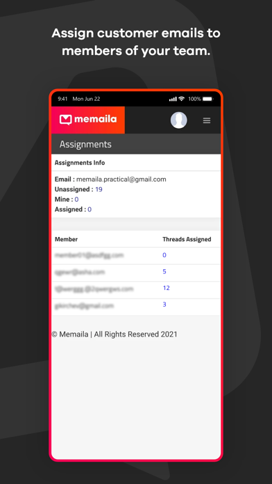 Memaila Screenshot