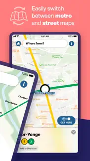 toronto subway map iphone screenshot 2