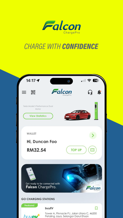 Falcon ChargePro Screenshot 1 - AppWisp.com