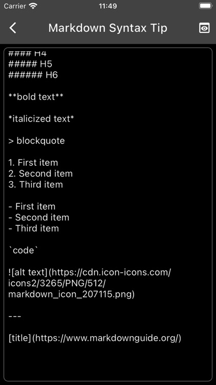 Only Markdown screenshot-3