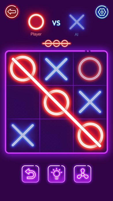 Tic Tac Toe - ふたりで遊べる チックタックトーのおすすめ画像1