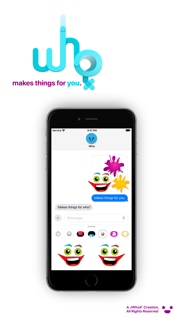 JWhoX GET Partywhoo Sticker