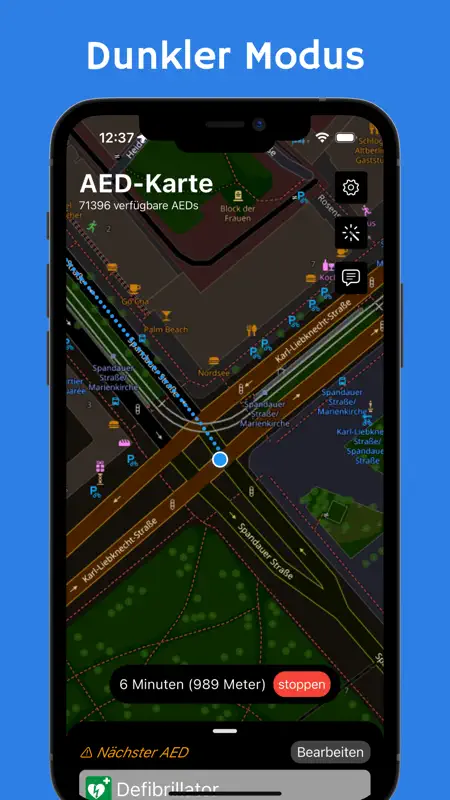 AED map - defibrillators screenshot 4 of 4