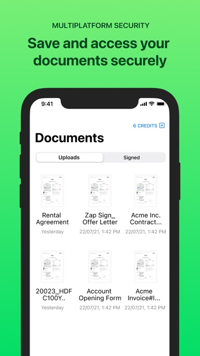 Zap eSign-Scan & Sign PDF Screenshot