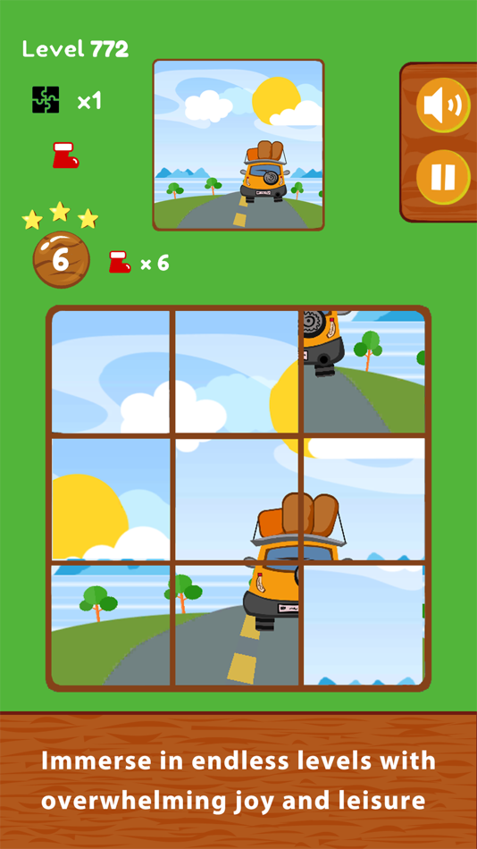 #6. Moving Jigsaw - Dynamic jigsaw (iOS) By: ASTER PLAY