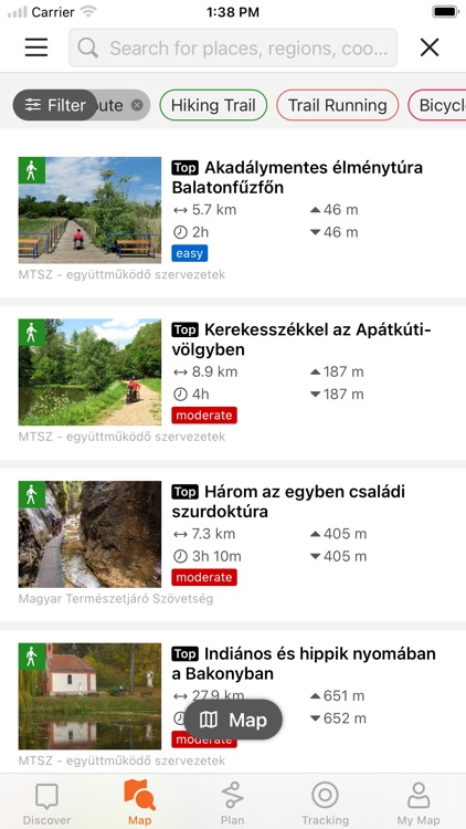 Természetjáró, a túratervező