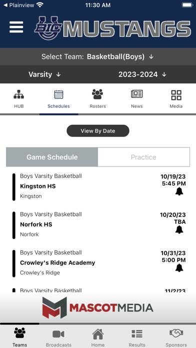 Buffalo Island Athletics Screenshot