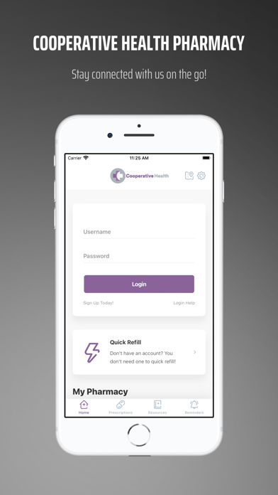 Cooperative Health Pharmacy Screenshot