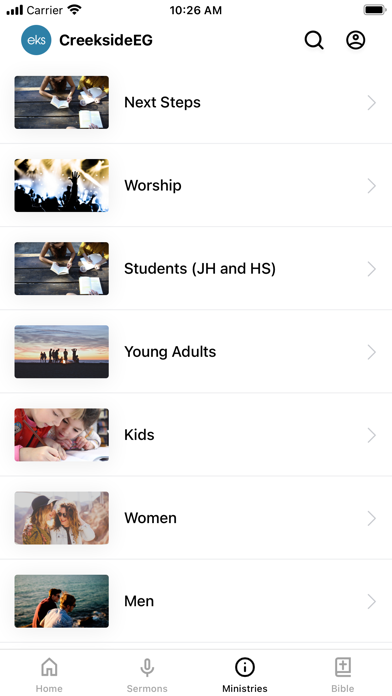 Creekside Christian Church EG Screenshot
