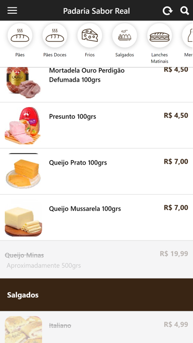 Padaria Sabor Real Screenshot
