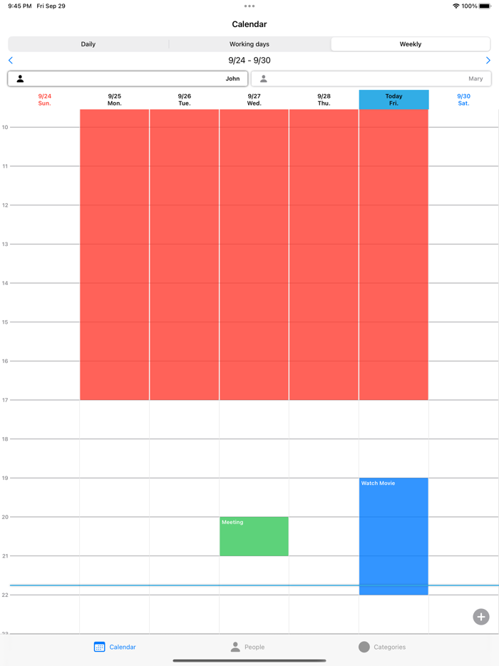 Multi-Schedule Tracker