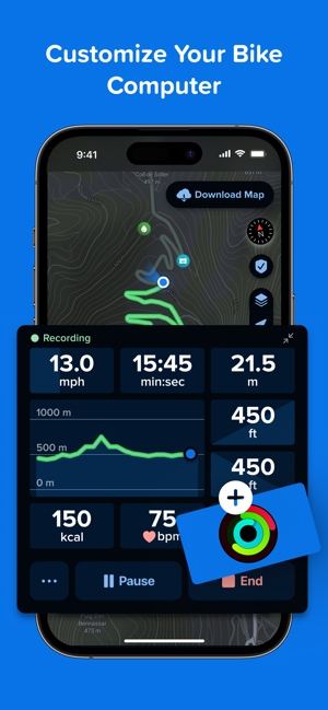 ‎Bikemap: Bike Trails & Tracker Screenshot