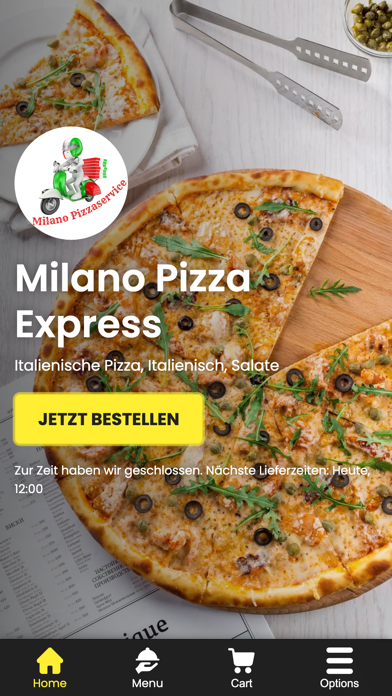 Milano Pizza Express Screenshot