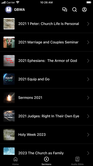 Grace Baptist West Asheville Screenshot