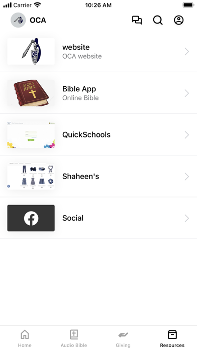 Ohio Christian Academy Screenshot
