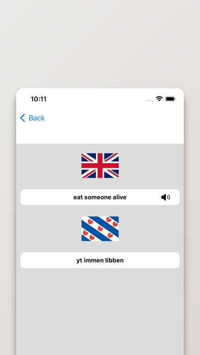 Frisian-English Dictionary Screenshot