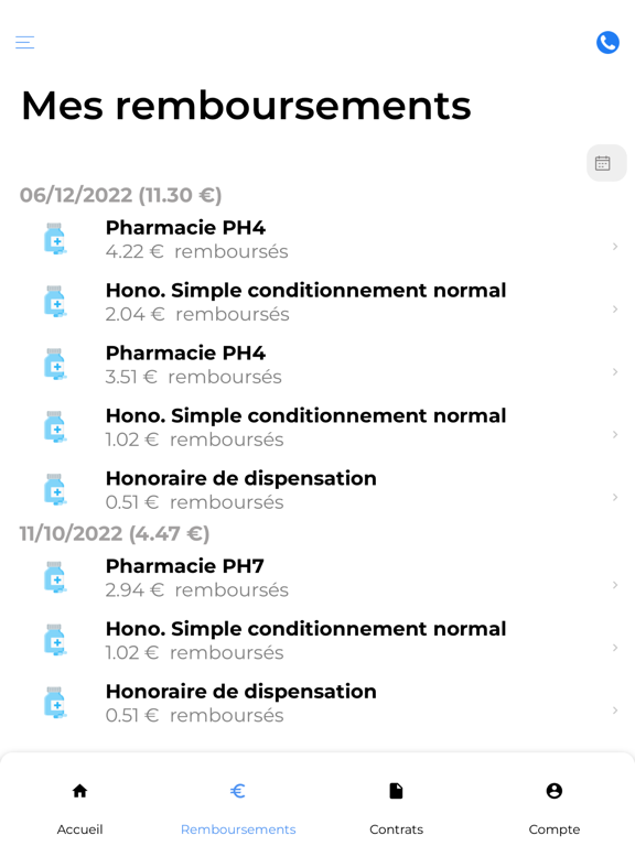 Screenshot #5 pour Mutuelle HEYME