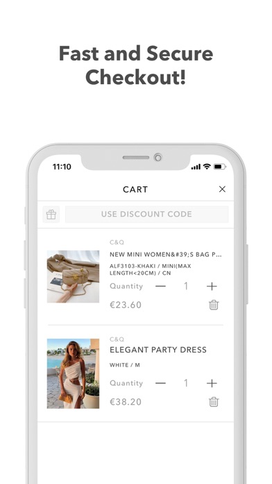 C&Q fashion Online shopping Screenshot