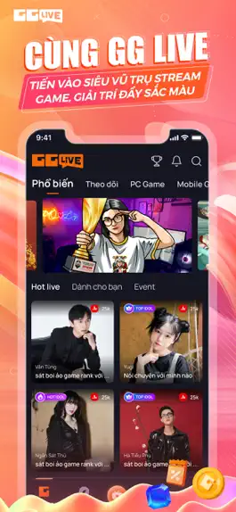 Game screenshot GG Live: Live Chat & Games mod apk